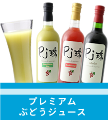 ジュース プレミアムぶどうジュース PJ珠 フレアフードファクトリー 本館2階 飲料フロア 山梨百貨店