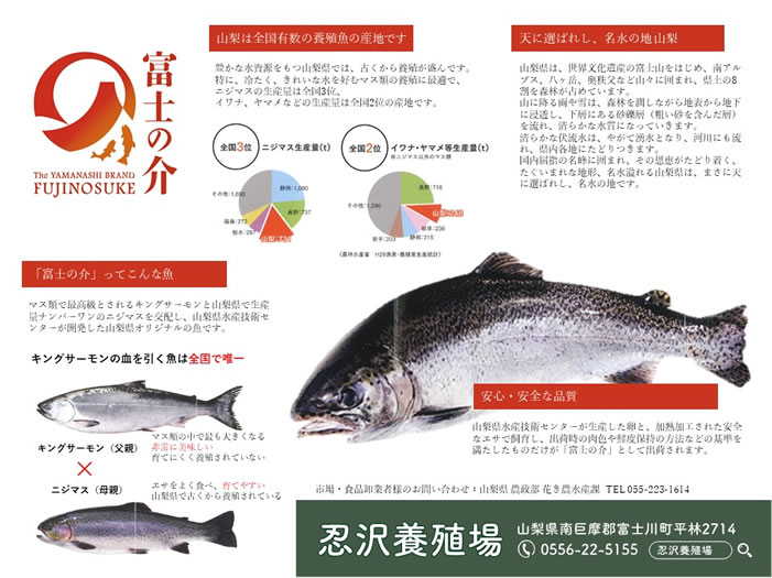 富士の介 ふじのすけ 忍沢養殖場