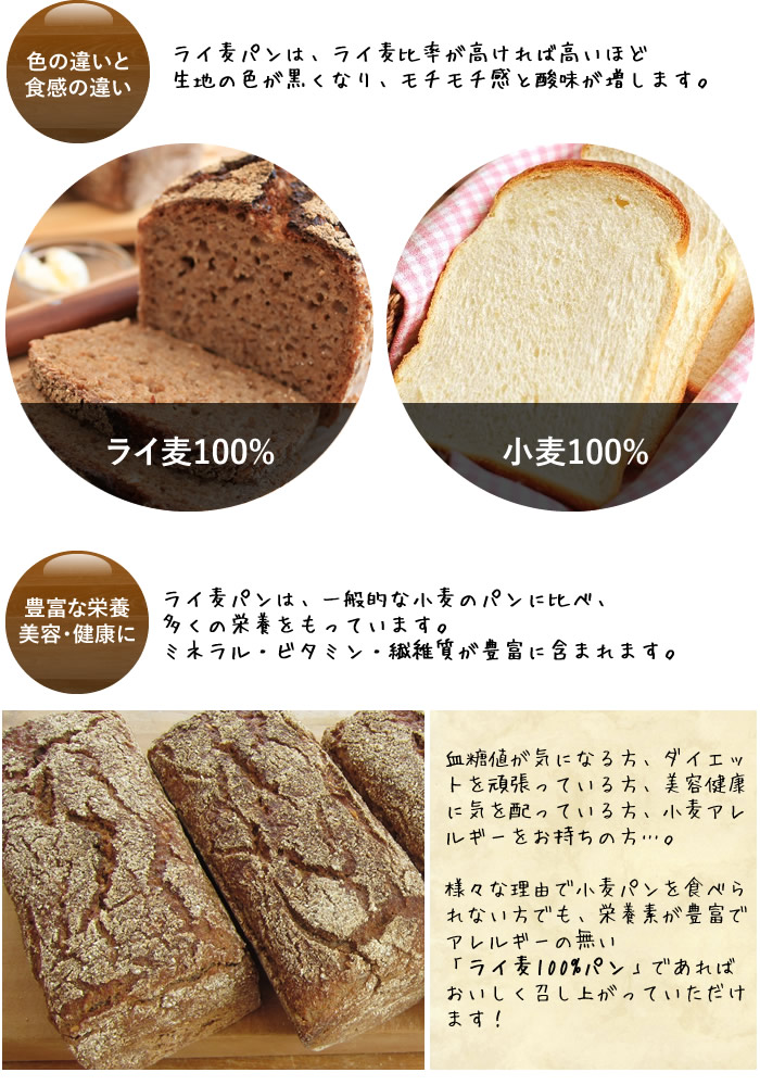 ドイツパン ライ麦パン