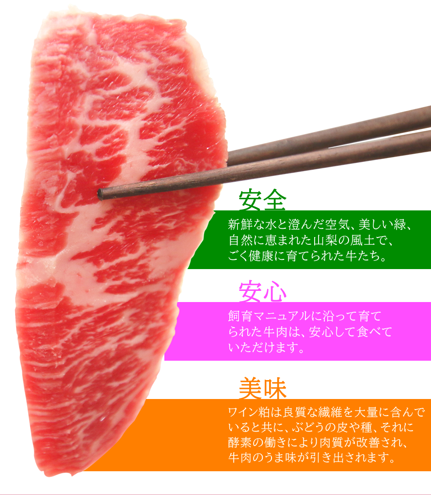 甲州ワインビーフ ブランド牛 国産肉
