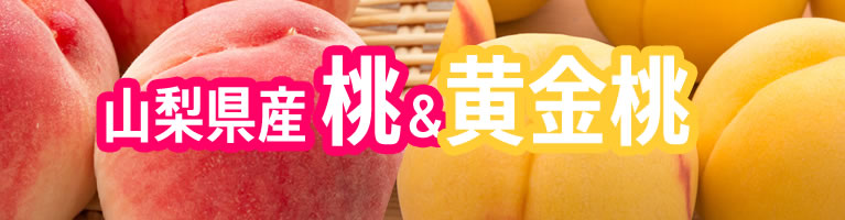 山梨県産 桃 黄金桃 山梨百貨店
