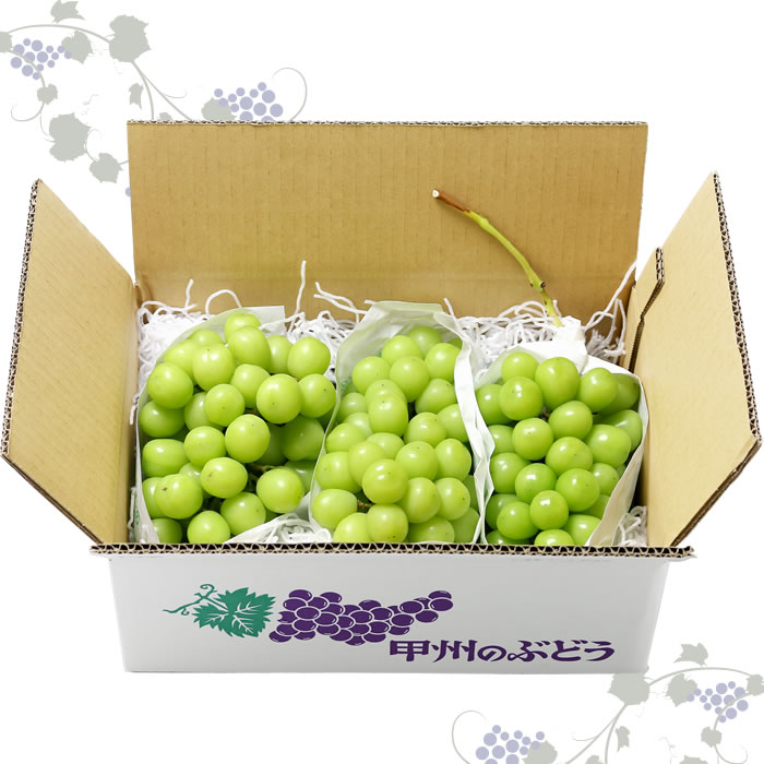 品数豊富! 山梨特産 シャインマスカット3kg 5-7房 常温便